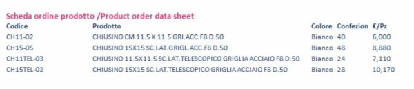 CHIUSINO TELESCOPICO CON GRIGLIA IN ACCIAIO