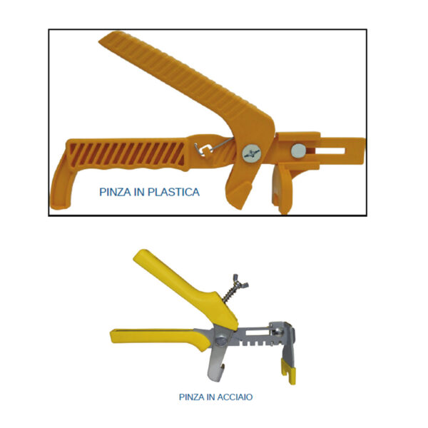 PINZA PER DISTANZIATORE AUTOLIVELLANTE